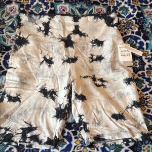 BP Monochrome Tie-Dye Bike Shorts